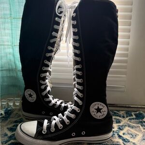 Converse Women's Black and White Lace-Up Shoes